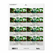 Étiquette de serre peint (Feuille entière)