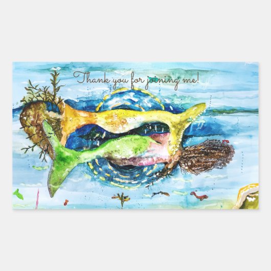 Étiquette de sirène (Devant)