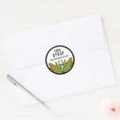 Étiquette de sirop de maïs avec deux épis de maïs (Enveloppe)