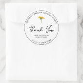 Étiquette de sirop de Merci simple fait maison (Sac)