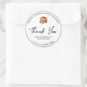 Étiquette de sirop de Merci simple fait maison (Sac)