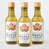 Étiquette de sirop d'érable (Bouteilles)