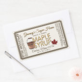 Étiquette de sirop d'érable avec valeur nutritive  (Enveloppe)