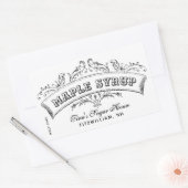 Étiquette de sirop d'érable modifiable Défilé à l' (Enveloppe)