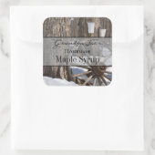 Étiquette de sirop maison personnalisé (Sac)