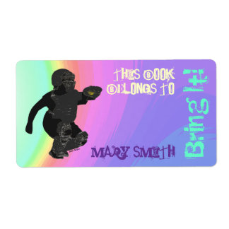 Étiquette de softball rapide