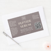 Étiquette de soins de peau de sérum de peptide pro (Enveloppe)