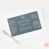 Étiquette de soins de peau de sérum de peptide pro (Enveloppe)