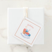 Étiquette de soins Knit et étiquette Hang (En situation)