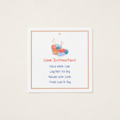 Étiquette de soins Knit et étiquette Hang (Dos)