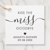 Étiquette de Souhaits de Mariage, Kraft (Devant)