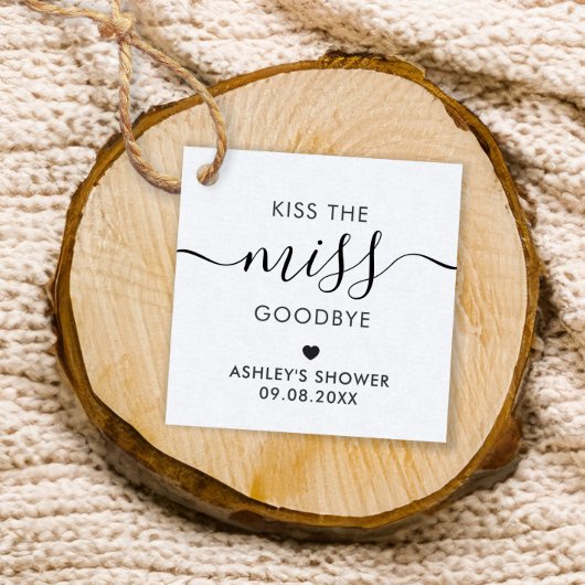 Étiquette de Souhaits de Mariage, Kraft