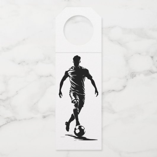Étiquette de suspension d'art de silhouette de jou (Devant)