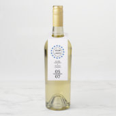 Étiquette de suspension de bouteille de mariage si (Sur bouteille)