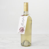 Étiquette de suspension de bouteille de vin de mar (Incliné)