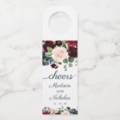 Étiquette de suspension de bouteille de vin de mar (Devant)