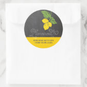 Étiquette de tableau de bord imitation Limoncello (Sac)