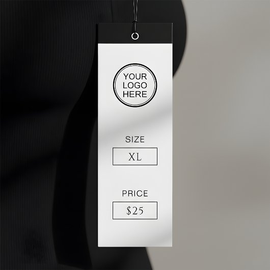 Étiquette de taille et de prix de vêtement | Moder