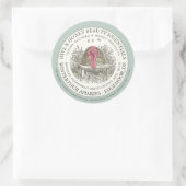 Étiquette de talon de luxe Peppermenthe avec skep (Sac)