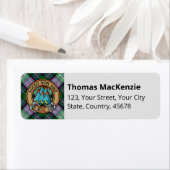 Étiquette de tartan de robe du clan MacKenzie (En situation)
