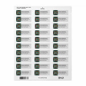 Étiquette de tartan de robe du clan MacKenzie (Feuille entière)