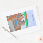 Étiquette de test de collision de nouveau rectangu (Enveloppe)