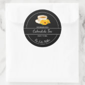 Étiquette de thé de calendula fait maison simple (Sac)