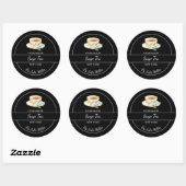 Étiquette de thé de sauge fait maison simple (Feuille)