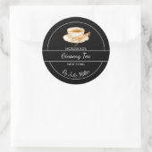 Étiquette de thé Ginseng maison simple (Sac)
