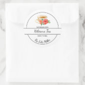 Étiquette de thé Hibiscus maison simple (Sac)