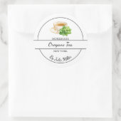 Étiquette de thé Oregano maison simple (Sac)