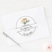 Étiquette de thé simple au eucalyptus fait maison (Enveloppe)