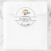 Étiquette de thé simple au eucalyptus fait maison (Sac)