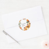 Étiquette de thème d'automne aquarelle pour objets (Enveloppe)