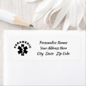 Étiquette de thème du logo paramétrique (En situation)