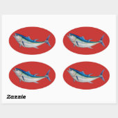 étiquette de thon rouge (Feuille)