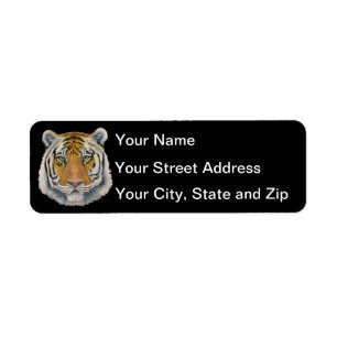 Étiquette de tigre