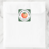 Étiquette de tomate fait maison avec tomate rouge (Sac)