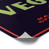 Étiquette de topper végétal vintage, Art Déco Roma (Coin)