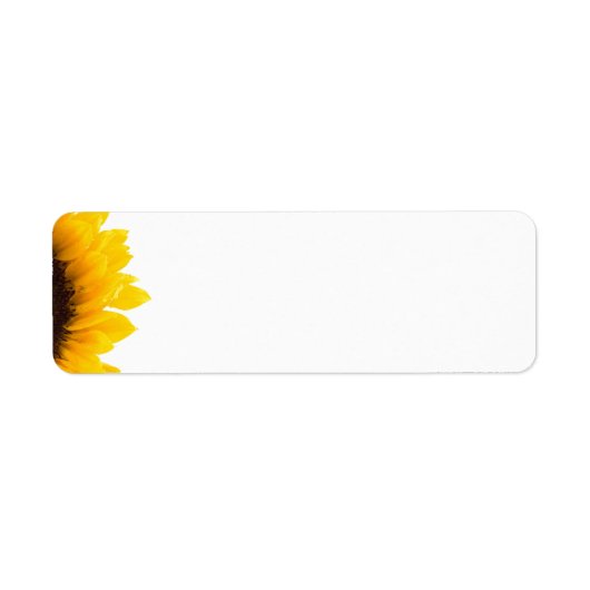 étiquette de tournesol (Devant)