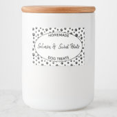 Étiquette de traitement de chien fait maison (Devant)