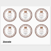 Étiquette de Truffes au Chocolat Maison (Feuille)