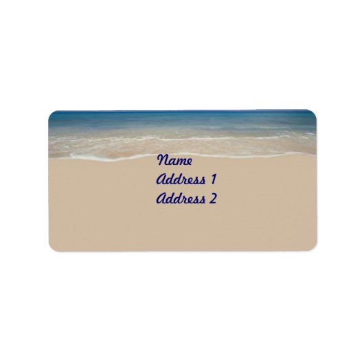 Étiquette de vacances (Devant)