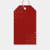 Étiquette de vacances à l'aquarelle Baies et Branc (Dos)