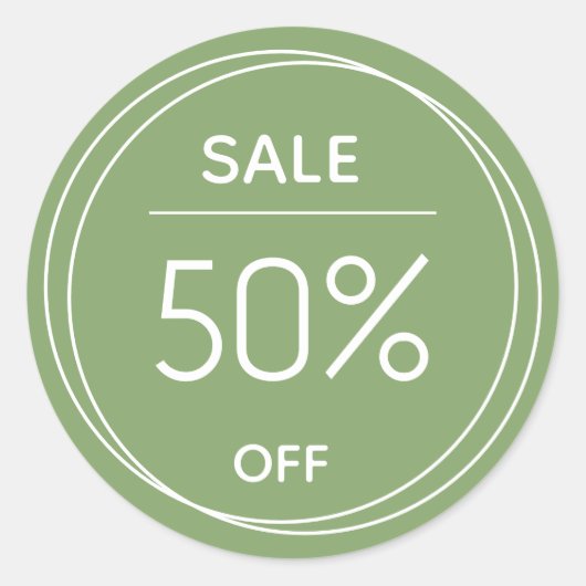 Étiquette de vente de promotion de base pour magas (Devant)