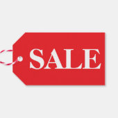 Étiquette de vente personnalisée de style (Dos Horizontal)