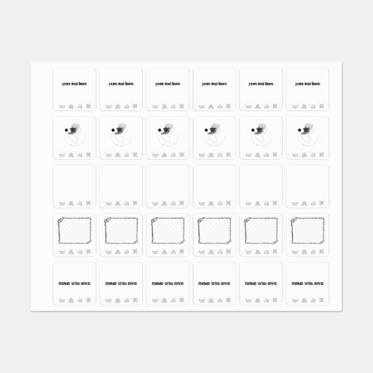 Étiquette de vêtements (Feuille)