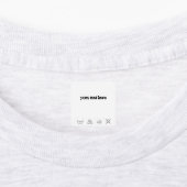 Étiquette de vêtements (Apposé)