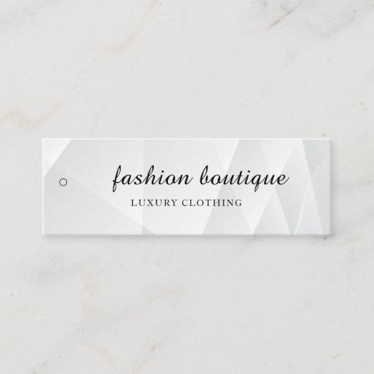 Étiquette de vêtements de logo d'entreprise minima (Devant)