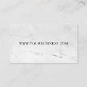 Étiquette de vêtements de logo d'entreprise minima (Dos)